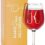 Monogrammed Gifts for Women – A-Z Personalized Wine Glasses Engraved- 12.75 Oz (K)