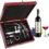 Wine Opener Set – Smaier Corkscrew,Wine Accessories Areator Wine Opener Kit Gift Set with Wood Case