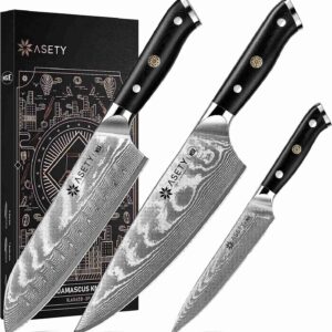 aset damascus knife set review