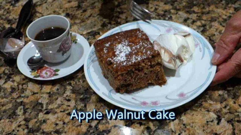 italian grandma makes apple walnut cake a7fbzFIuyR4