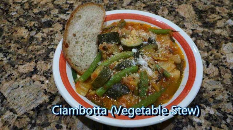 italian grandma makes ciambotta vegetable stew T8uruOk3GtA