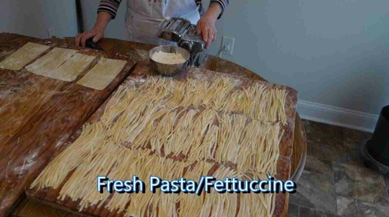 italian grandma makes fresh pasta fettuccine 3oWlYHKMyv8