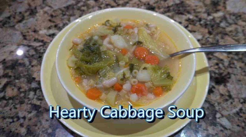 italian grandma makes hearty cabbage soup E9zBUddCyQQ