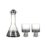 Home Crystal Glass Decanter Creative Red Wine Decoration Wine Dispenser Wine Accessories Jug Set Smoky Gray (Size : A)