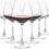 YARYOUNG Red Wine Glasses Set of 6, 20 oz Large Burgundy Wine Glasses, Long Stem Wine Glasses for Wine Tasting, Perfect Ideal for Dinner Party, Wedding, Birthday