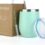 Wine Tumbler Cup Coffee Mug: 12oz Travel Insulated Tumbler with Lid & Straw, Stainless Steel Vacuum Double Wall-Gift for Women, Men, Mom, Dad, Friend (Mint)