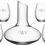 Orrefors Enjoy Personalized Crystal Wine Decanter Set / Custom Engraved Decanter with Four Stemless Wine Glasses for Wine, Water, Juice, Home Bar Accessories