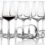 CZUMJJ Red Wine Glasses Set of 8, Clear Wine Glasses, Durable, Apply to Party, Gifts, Wedding Glassware – 15 Ounce