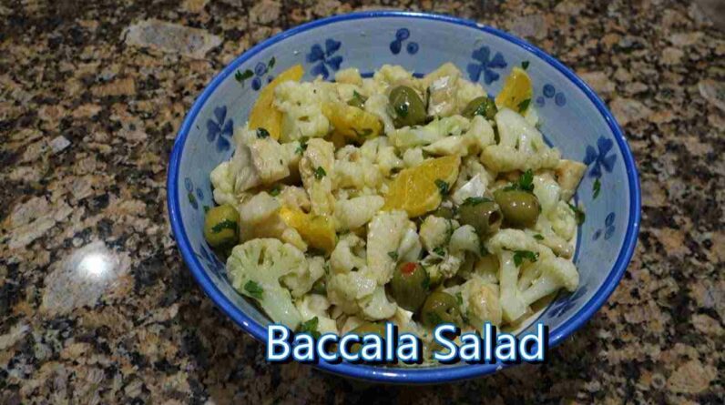 italian grandma makes baccala salad dried cod Y3MetuabR4I