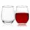 Chef\’s Star Stemless Wine Glasses Set of 2, No Stem Wine Glasses, Heavy Base, Large Wine Glasses, Wine Cups for Cocktails, Red Wine and Scotch for Homes and Bars 15 oz, Set of 2