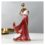 Modern Wine Rack Sculpture Beauty Lady Statue Wine Bottle Holder Ornamental Resin Wine Decoration Barware Gift Craft Accessories,Perfect Single Bottle Countertop Wine Holder (Color : Red)