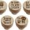 Happy Funny Reusable Caps Stoppers for Bottles, Funny Saying Wood Bottles Stoppers, Bar Party Accessories Decor for Women Her Him Family Friend Gift, 5 Pack