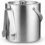 Double Wall Stainless Steel Insulated Ice Bucket With Lid and Ice Tongs [3 Liter] Included Strainer Keeps Ice Cold & Dry, Comfortable Carry Handle, Great for Home Bar, Chilling Beer Champagne and Wine